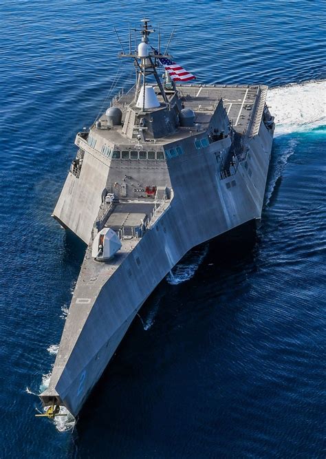 USS Independence LCS 2 in dry dock